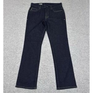 Stio Jeans Mens 33x32 Blue Denim Rivet Straight Organic Cotton Stretch Outdoor